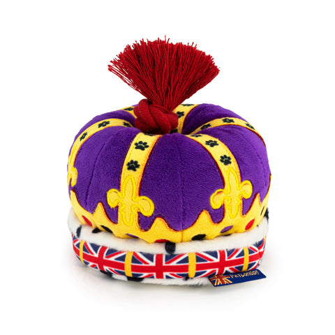 British Crown Plush & Rope Dog Toy
