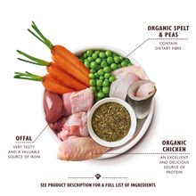 Organic Dinner for Puppies: Chicken and Veg