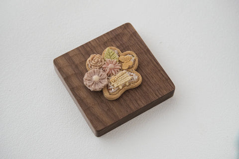 Mini Paw Print Glazed Biscuit