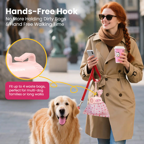 PawView Smart Poop Bag Dispenser with 15 Bags