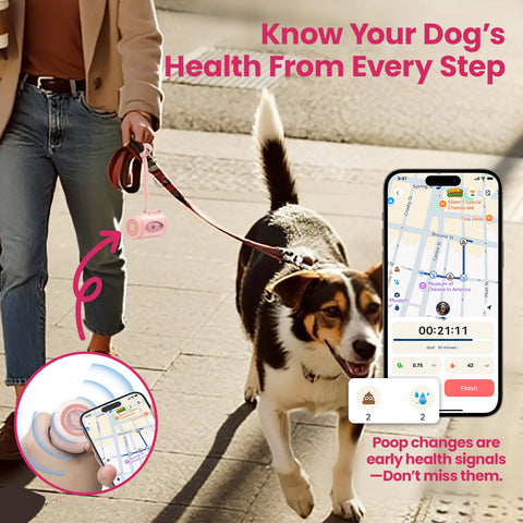 PawView Smart Poop Bag Dispenser with 15 Bags