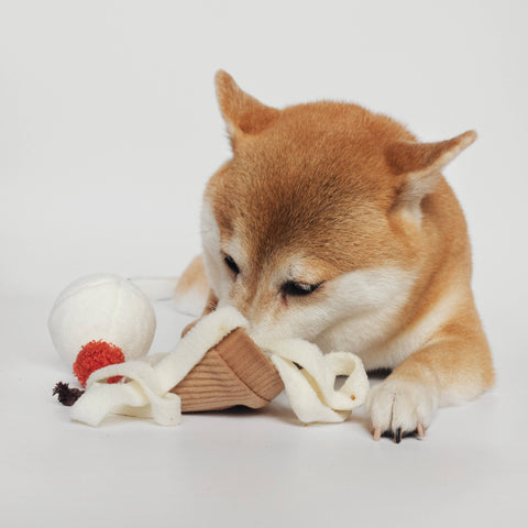 ICE CREAM POP // ENRICHMENT DOG TOY // Squeaky + Snuffle