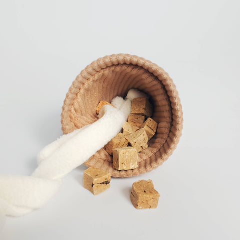 ICE CREAM POP // ENRICHMENT DOG TOY // Squeaky + Snuffle