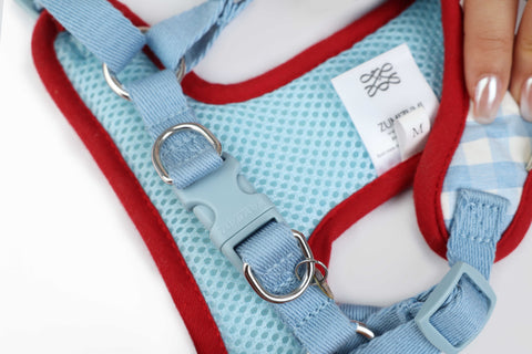 Blue Bliss Gingham Harness