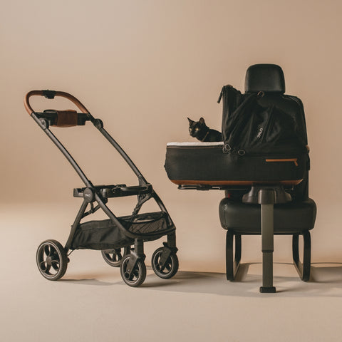 Tavo Maeve Flex Handle Dog Car Seat & Pet Carrier with ISOFIX Base