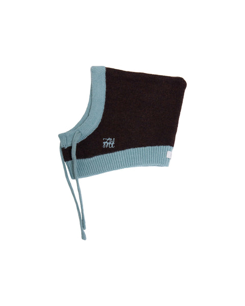 Pet Balaclava - Brown/Mint