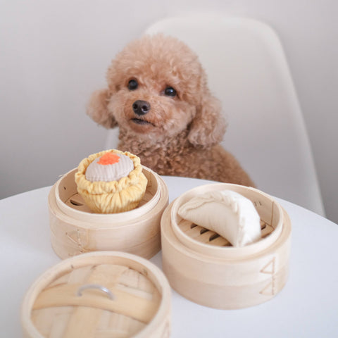 DIM SUM POP // ENRICHMENT DOG TOY // Squeaky Ball