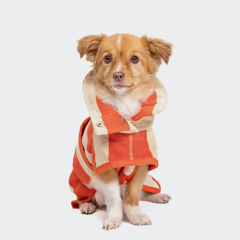 Wannsee Stripes Dog Bathrobe