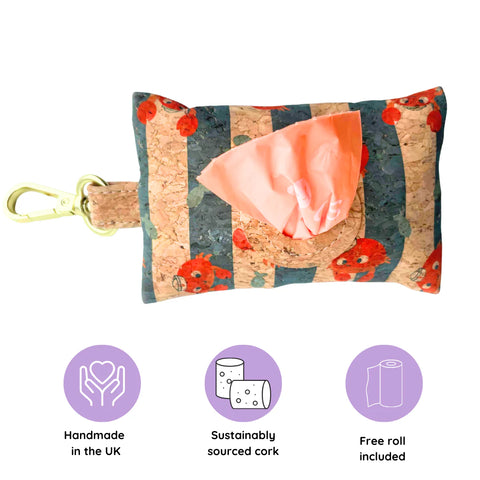 Handmade Cork Poo Bag Dispenser