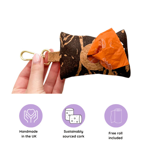 Handmade Cork Poo Bag Dispenser