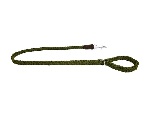 Braided Nylon Leather Lead