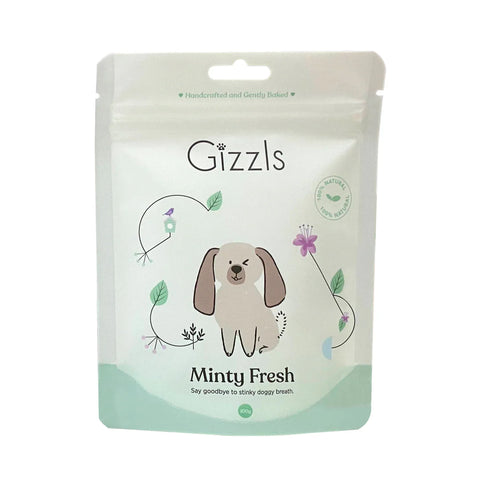 Gizzls Peanut Butter & Mint Dog Treats