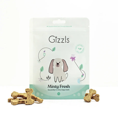 Gizzls Peanut Butter & Mint Dog Treats