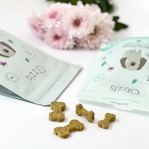 Gizzls Peanut Butter & Mint Dog Treats