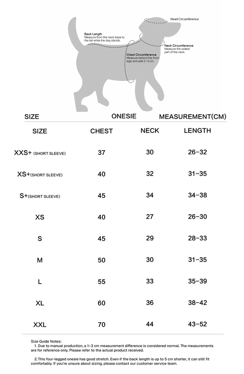 Canelé Striped Dog Onesie