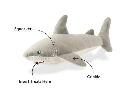 Great White Gabe - Ocean Buddies Dog Toy