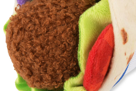 Fur-lafel Wrap - Plush Dog Toy