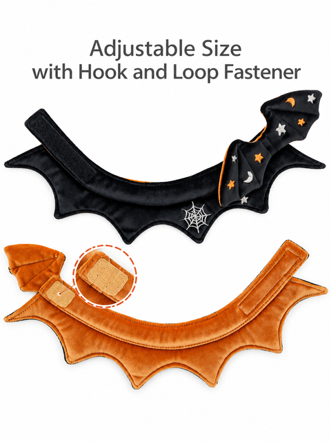 Adjustable Bat Choker with hook-and-loop fastening and soft orange lining.