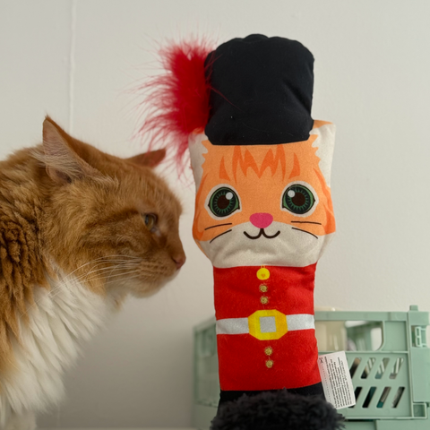 British Cat Guard Kicker Toy