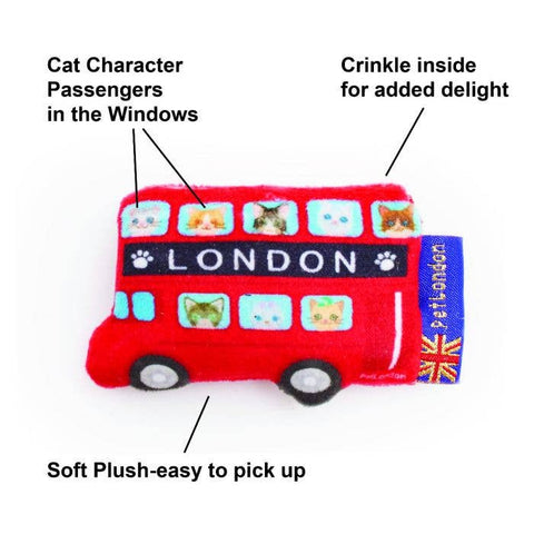Cat London Bus Catnip Toy