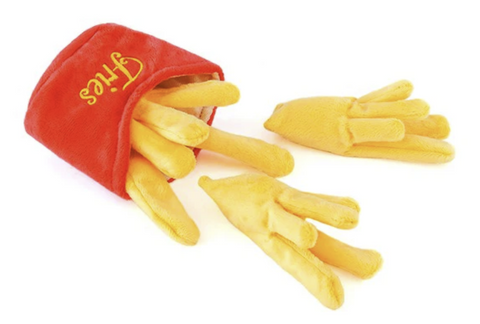French Fries Plush Dog Toy