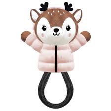 Pink Ski Jacket Dog Toy