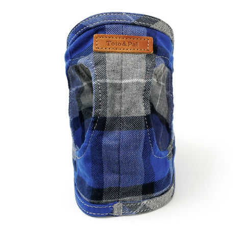 Leti Check Blue Body Harness