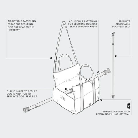 Cloud7 Getaway Light Car Seat Graphite