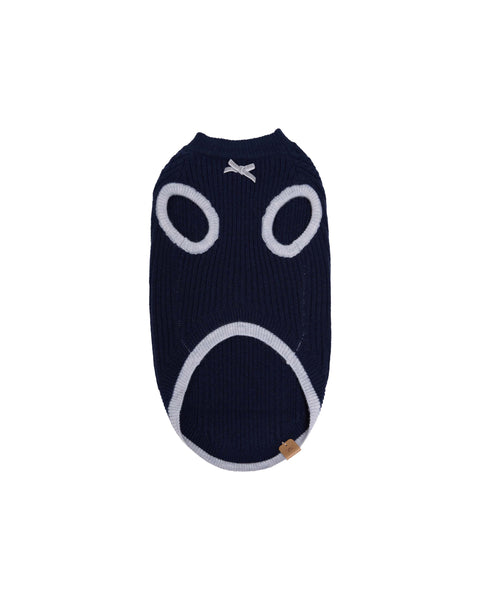 Knit Vest 2.0 - Navy/Grey